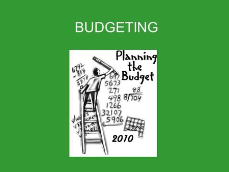 BUDGETING 2010.