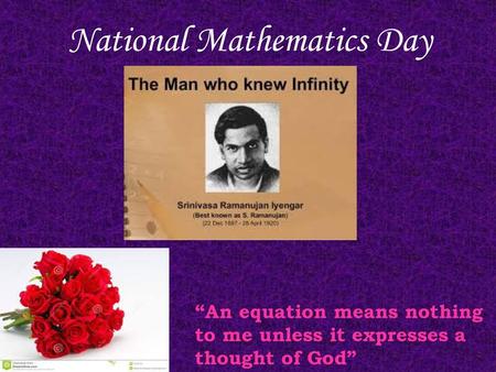 National Mathematics Day