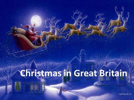 Christmas in Great Britain